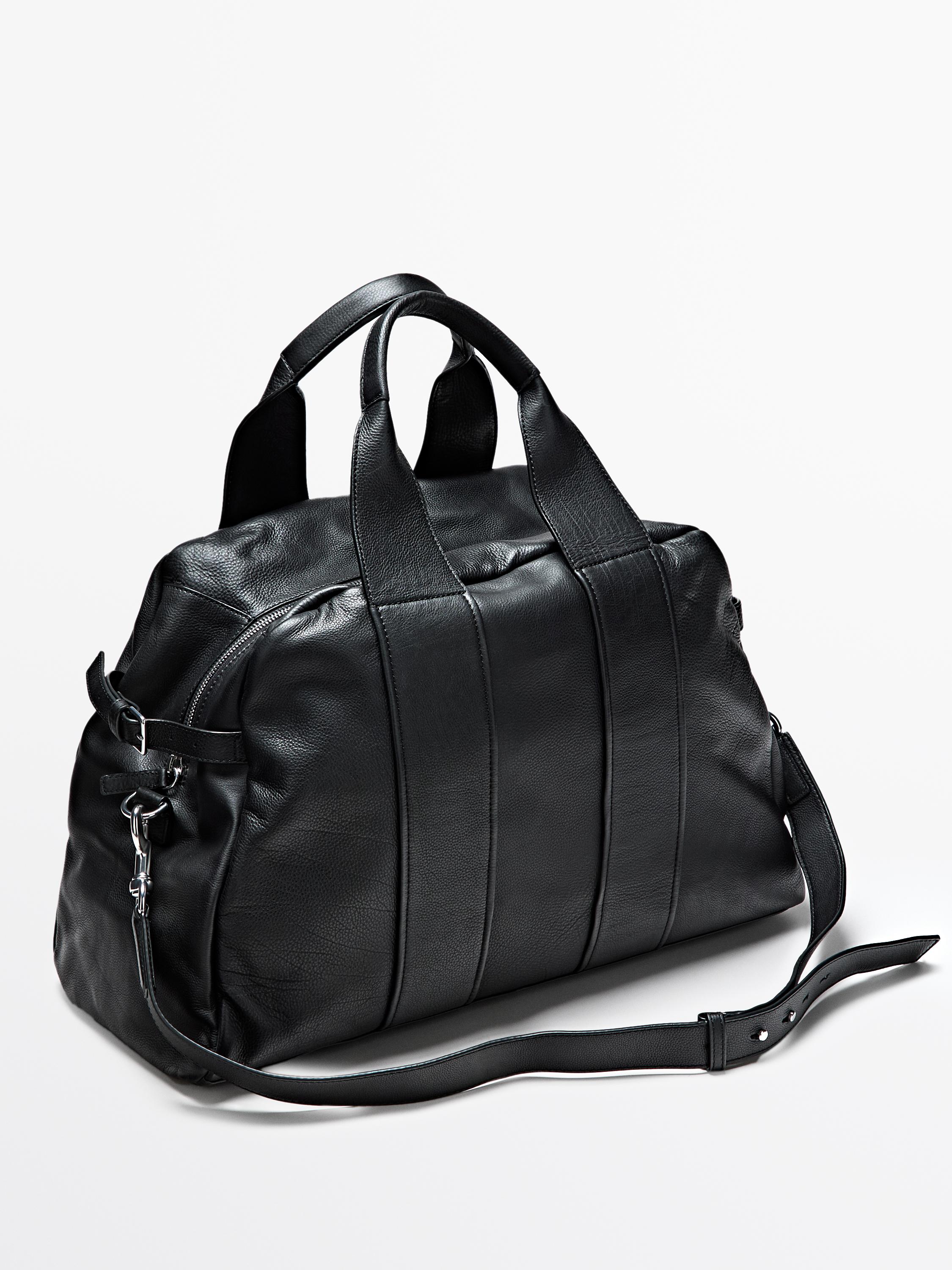 Sac de voyage en cuir nappa